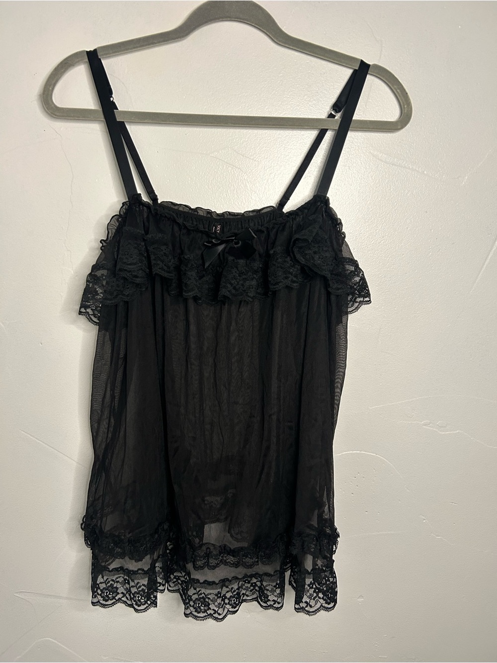 Victoria’s Secret Goth Babydoll Cami Lingerie top